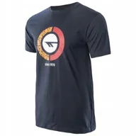 Koszulki męskie - Hi-tec Koszulka Męska Rakan T-shirt Bawełniana M - miniaturka - grafika 1