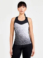 Koszulki sportowe damskie - Craft Top sportowy "ADV Endur" w kolorze czarno-białym - miniaturka - grafika 1