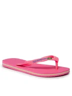 Klapki i japonki damskie - Havaianas Japonki 41108500129 Różowy - miniaturka - grafika 1