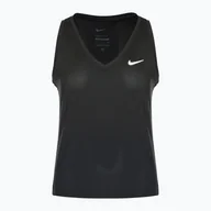 Sport OUTLET - Tank top tenisowy damski Nike Court Dri-Fit Victory Tank black/white - miniaturka - grafika 1