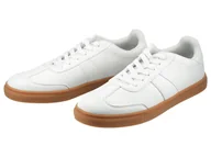 Sneakersy męskie - esmara® Buty sneakersy męskie z amortyzacją (Biały, 46) - miniaturka - grafika 1