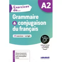 DIDIER Exercices de Grammaire et conjugaison A2 + online praca zbiorowa - Książki do nauki języka francuskiego - miniaturka - grafika 1