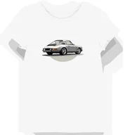 Koszulki i topy damskie - Koszulka damska biała z klasycznym stylem Porsche 911 S - miniaturka - grafika 1