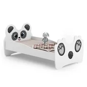 Łóżka dla dzieci i młodzieży - Łóżko pojedyncze Panda 140x70 z materacem - miniaturka - grafika 1
