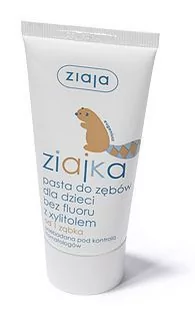 Ziaja Ziajka pasta do zębów dla dzieci bez fluoru z xylitolem 50 ml 7050235 - Pasty do zębów - miniaturka - grafika 1