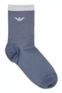 Skarpetki damskie - Emporio Armani Krótkie Skarpetki Prezent Krótkie Skarpetki Damskie, dżinsy, rozmiar uniwersalny - miniaturka - grafika 1