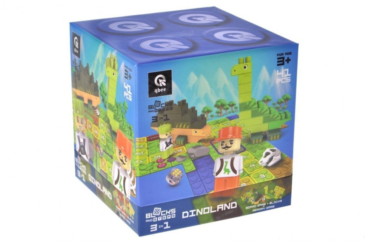 Klocki konstrukcyjne Block&Steps Kraina dinozaurów