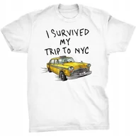 Koszulki męskie - Koszulka I Survived My Trip To NYC Spiderman - miniaturka - grafika 1