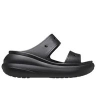 Klapki i japonki damskie - Klapki Crocs Crush Sandal 207670-001 - czarne - miniaturka - grafika 1