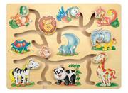 Układanki dla dzieci - WOODY Gra Zwierzęca rodzinka - miniaturka - grafika 1