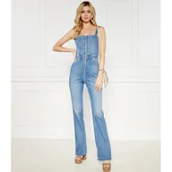 Kombinezony - GUESS Kombinezon MARIPOSA | Regular Fit | denim - miniaturka - grafika 1