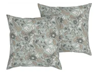 Poszewki na poduszki - LIVARNO home Poszewki na poduszki z bawełny renforcé, 2 sztuki, 40 x 40 cm (Zielony) - miniaturka - grafika 1