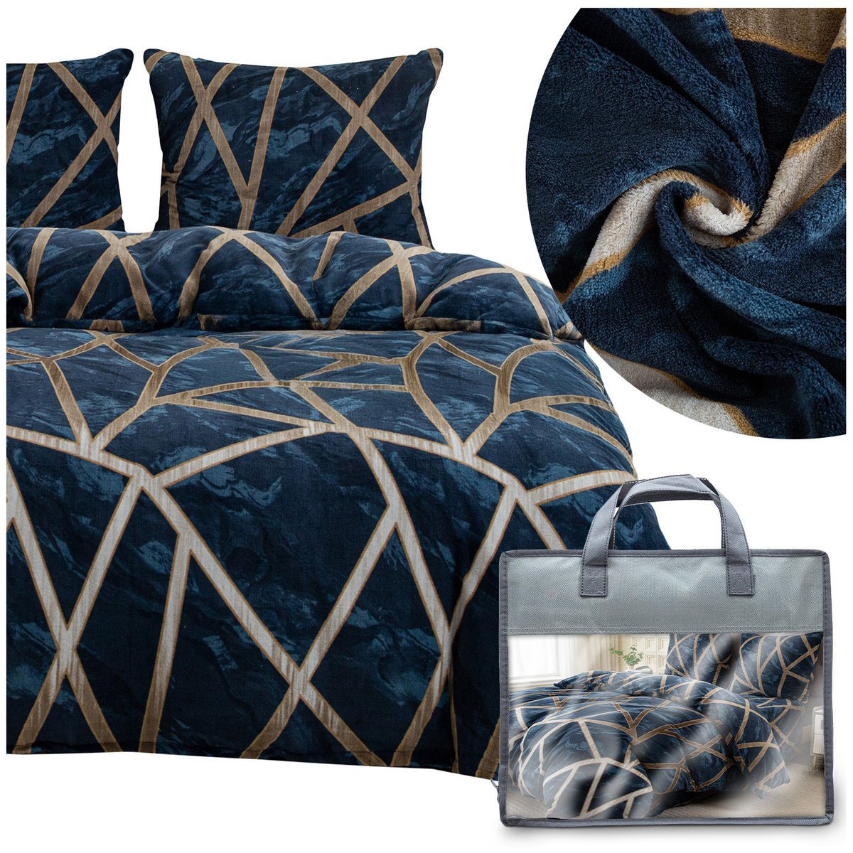 Pościel 160 x 200 3cz Mikrofibra Miś Martino 3190