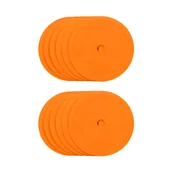 Wyposażenie sportowe i gimnastyczne - SMJ Znaczniki pola płaskie okrągłe 12 szt. pomarańczowe ZPO-O - miniaturka - grafika 1
