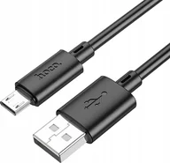Kable USB - Kabel USB Hoco HOCO kabel USB A do Micro USB 2,4A X88 1 m czarny - miniaturka - grafika 1