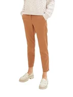 Spodnie damskie - TOM TAILOR Spodnie damskie, 24781 - Light Chestnut, 46W / 28L - miniaturka - grafika 1