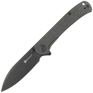 Noże - Nóż składany Sencut Scepter Dark Green Micarta, Black Stonewashed 9Cr18MoV (SA03G) - miniaturka - grafika 1