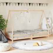 Łóżeczka i kojce - Rama łóżka dla dzieci, 90x200 cm, drewno sosnowe Lumarko! - miniaturka - grafika 1