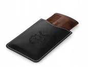 Kosmetyki i akcesoria do pielęgnacji brody - Angry Beards Angry Beards drewniany grzebień do brody w etui AB GRZEBIEN CREWN.W ETUI - miniaturka - grafika 1