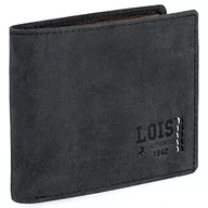 Portfele - Lois - Skórzany portfel dla mężczyzny. Przegródki na monety, karty i banknoty. Pudełko na prezenty. OCHRONA RFID 202812 - miniaturka - grafika 1