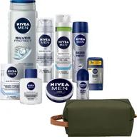 Zestawy kosmetyków damskich - Nivea Men, Silver Protect, Zestaw kosmetyków do pielęgnacji, 8szt. + Kosmetyczka - miniaturka - grafika 1