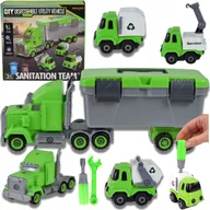 Zabawki interaktywne dla dzieci - KLOCKI DO SKRĘCANIA KONSTRUKCYJNE DIY AUTO ZABAWKA EDUKACYJNA DLA DZIECI - miniaturka - grafika 1