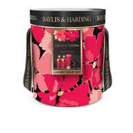 Zestawy kosmetyków damskich - Baylis & Harding, Boudiore Cherry Blossom Luxury Pamper Drum, 5 szt. - miniaturka - grafika 1