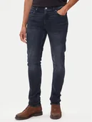 Spodnie męskie - Lee Jeansy Luke 112370638 Czarny Slim Fit - miniaturka - grafika 1
