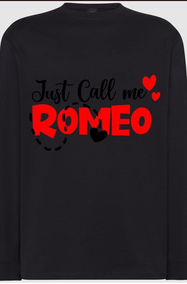 Romeo Bluza Longsleeve Walentynki Modna r.M