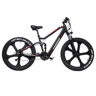 RANDRIDE YX90M Electric Bike, 26'' Fat Tire, 1000W Brushless Motor, 48V13.6Ah Battery, 45km/h Max Speed, 100km Range, LCD Displ - Rowery elektryczne - miniaturka - grafika 1