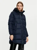 Kurtki damskie - Bomboogie Kurtka puchowa CW6630TTNP4 Granatowy Regular Fit - miniaturka - grafika 1