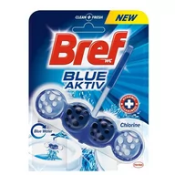 Środki do WC - Bref Blue Aktiv Chlorine WC zawieszka 50 g - miniaturka - grafika 1