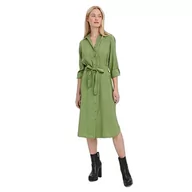 Bluzy damskie - VERO MODA Damska bluza z ramionami:, Loden mróz, S - miniaturka - grafika 1