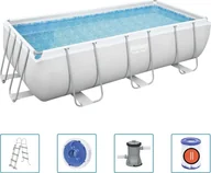Baseny ogrodowe - Bestway Basen stelażowy Power Steel 404x201cm 5w1 (56441) - miniaturka - grafika 1