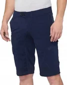 Spodenki rowerowe - 100% Szorty męskie 100% RIDECAMP Shorts Navy roz.38 52 EUR - miniaturka - grafika 1