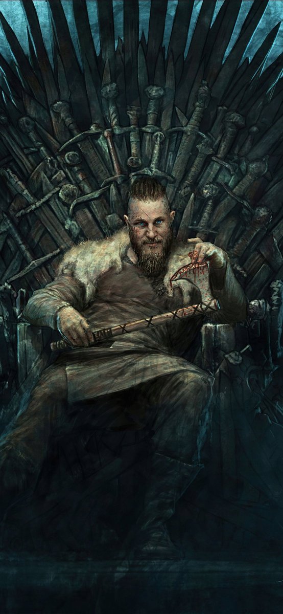 PODKŁADKA POD MYSZ Nadruk 22x18 cm Wikingowie Ragnar Lothbrok Tekst Prezent