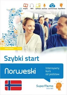 Norweski Szybki start Intensywny kurs od podstaw poziom podstawowy A1-A2 - Małkowska Anna, Szymańska Oliwia - Pozostałe języki obce - miniaturka - grafika 1