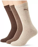 Skarpetki damskie - PUMA Unisex Adult 7312 Sport skarpety (3 sztuki) Light Brown Melange, 47/49 (3 sztuki) - miniaturka - grafika 1