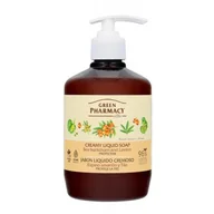 Mydła - GREEN PHARMACY Mydło w płynie z rokitnikiem i lipą, 460ml - miniaturka - grafika 1