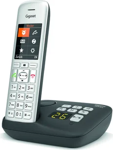 Gigaset CE575A srebrny/czarny - Telefony stacjonarne - miniaturka - grafika 1