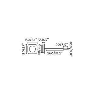 FARO BARCELONA Kinkiet LED Mood, czarny, drewno, metal, wysięg 33 cm - Lampy ścienne - miniaturka - grafika 1
