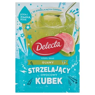 Delecta Strzelający owocowy kubek Kisiel smak guawy 34 g - Kisiel - miniaturka - grafika 1