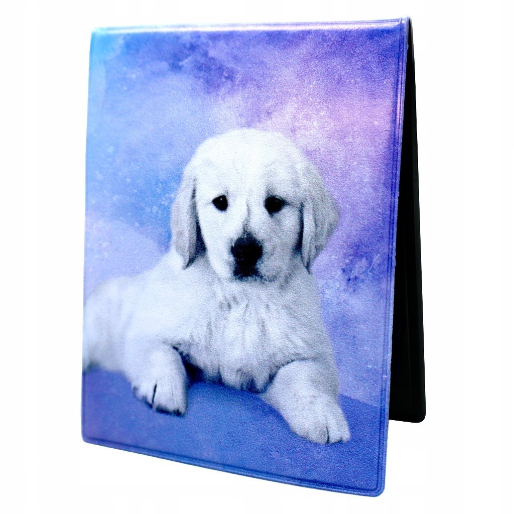 Etui na Legitymację Stylowe Oprawka Piesek Szczeniak Duże Karty Dokumenty