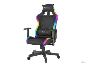 Fotel gamingowy NATEC Genesis Trit 600 RGB NFG-1577 (kolor czarny) (WYPRZEDAŻ) - Fotele gamingowe - miniaturka - grafika 1