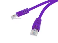 Kable komputerowe i do monitorów - Impakt PATCHCORD KAT.5E 0.5M PURPLE GEMBIRD - miniaturka - grafika 1