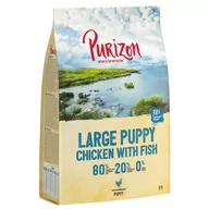 Sucha karma dla psów - Purizon Large Puppy dla psa, kurczak i ryba, bez zbóż - 4 x 1 kg - miniaturka - grafika 1