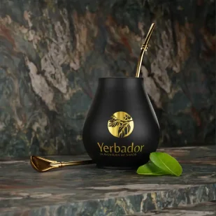CERAMICZNE MATERO YERBADOR PRO 2 – ONYKSOWA CZERŃ - Dzbanki i imbryki - miniaturka - grafika 1