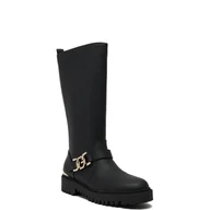 Kozaki damskie - Guess Oficerki ORYN2 z dodatkiem skóry - miniaturka - grafika 1