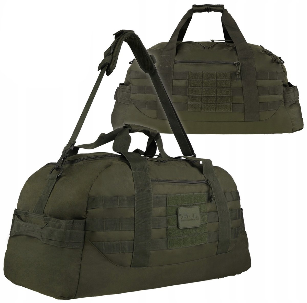 Mil-Tec, Torba turystyczna, wojskowa, US Combat Parachute Cargo, Olive, 54 l