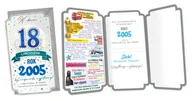 Kartki okolicznościowe i zaproszenia - Karnet Urodziny 18 - Kukartka - miniaturka - grafika 1